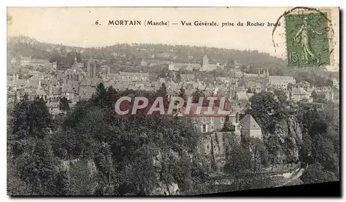 Cartes postales Mortain Vue Generale Prise Du Rocher Brule