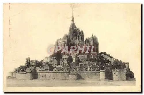 Ansichtskarte AK Abbaye du Mont Saint Michel Vue generale