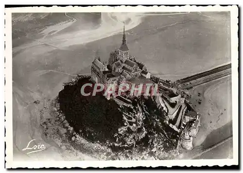 Moderne Karte Le Mont Saint Michel Vue panoramique