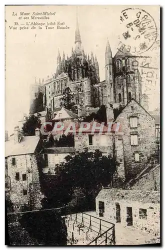 Cartes postales Le Mont Saint Michel L&#39abbaye Vue prise de la tour Blanche Daguin