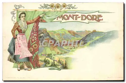 Cartes postales Mont Dore Illustrateur