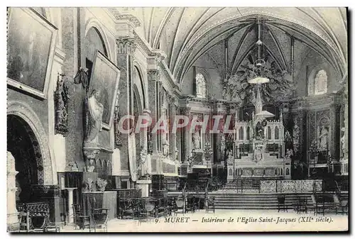 Cartes postales Muret Interieur de l&#39eglise Saint Jacques