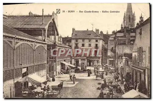 Cartes postales Dijon Rue Claude Ramey Halles Centrales