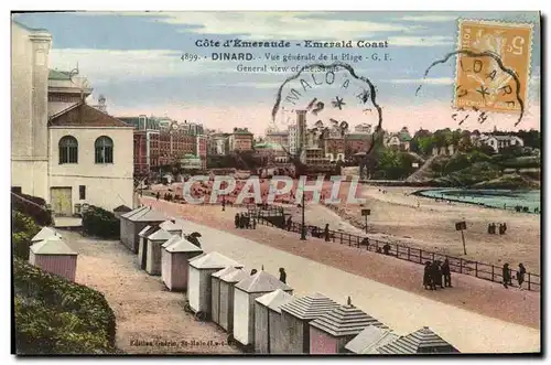 Ansichtskarte AK Dinard Vue Generale De La Plage