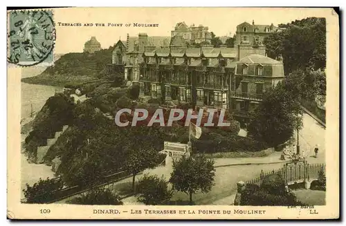 Cartes postales Dinard Les Terrasses Et La Pointe Du Moulinet