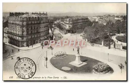 Cartes postales Dijon Vue Generale De La Place Darcy