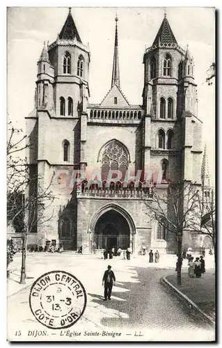 Cartes postales Dijon L&#39Eglise Saint Benigne