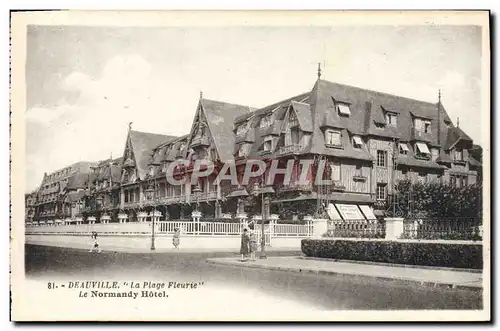 Cartes postales Deauville La Plage Fleurie Le Normandy Hotel