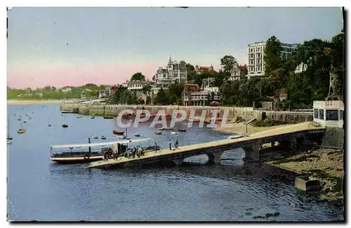 Cartes postales moderne Dinard Embarcadere Des Vedettes Vertes Bateau