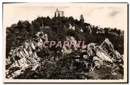 Cartes postales moderne Domfront Le Donjon Vue Du Tertre Ste Anne