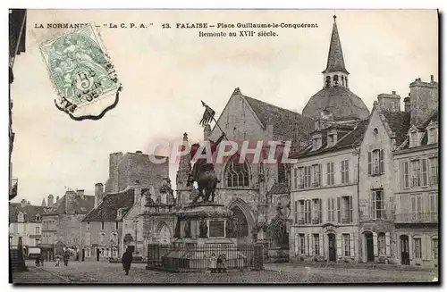 Cartes postales Falaise Place Guillaume Le Conquerant