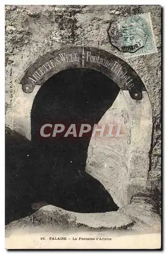 Cartes postales Falaise La Fontaine D'Arlette