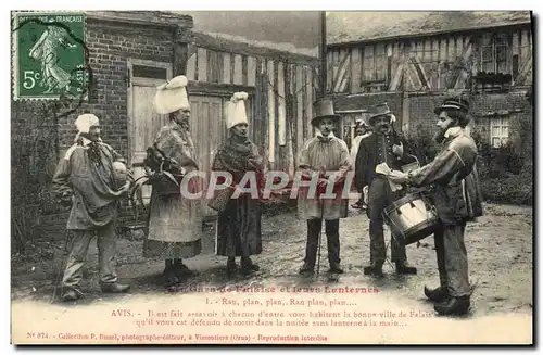 Cartes postales Falaise Et Leurs Lanternes folklore