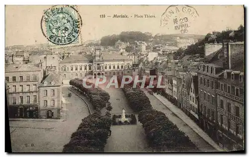 Cartes postales Morlaix Place Thiers