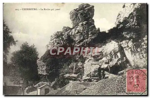 Cartes postales Cherbourg La Roche Qui Pend
