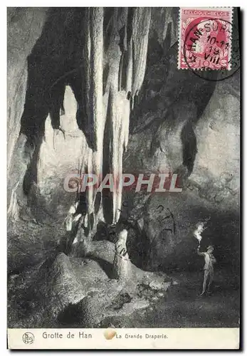 Cartes postales Grotte De Han La Grande Draperie
