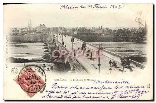 Cartes postales Orleans Le Faubourg St Marceau