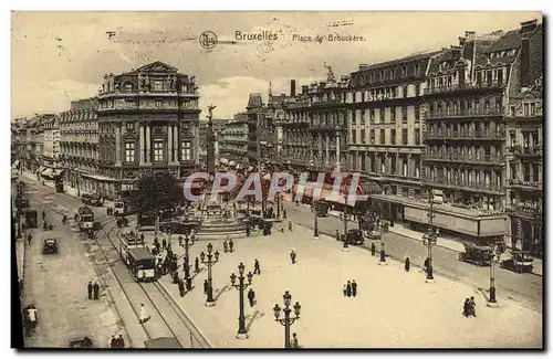 Cartes postales Bruxelles Place De Brouckere
