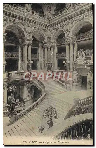 Cartes postales Paris L&#39Opera L&#39Escalier