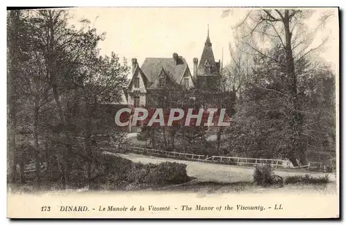 Cartes postales Dinard Le Manoir de La Vicomte