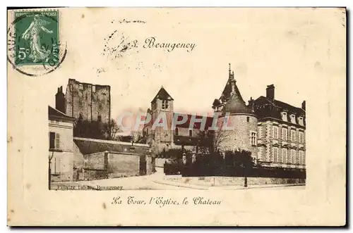 Cartes postales Beaugency La Tour L&#39eglise le chateau