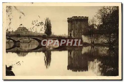 Cartes postales Verdun Les Bords De La Meuse Pont et porte chaussee Cachet Daguin Verdun et ses champs de batail