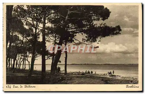 Cartes postales Environs de Quiberon Penthievre DAguin Quiberon Plages Grottes