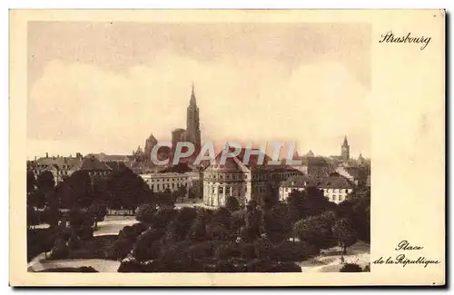 Cartes postales Strasbourg Place De La Repullique