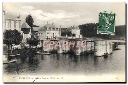 Cartes postales Soissons Ancien Pont Du Genie