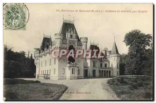 Cartes postales Environs de Saumur Chateau De Salvert Par Neuille