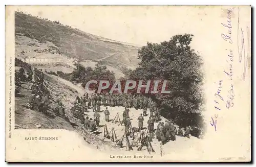 Cartes postales Saint Etienne Le Tir Aux Bois Noir Militaria