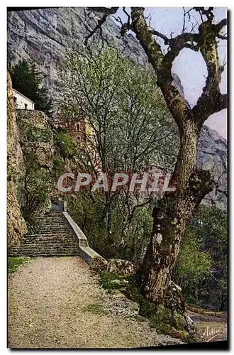 Cartes postales La Sainte Baume Montee de la grotte