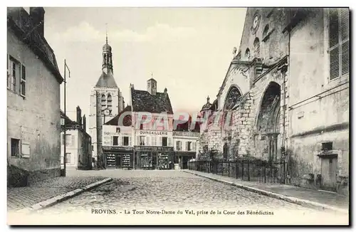 Ansichtskarte AK Provins La Tour Notre Dame Du Val prise de la Cour des Benedictins