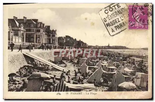 Cartes postales Parame La Plage Cachet Daguin