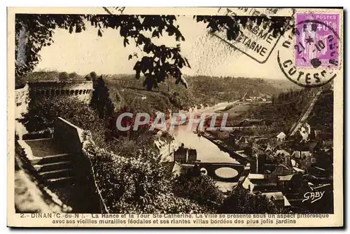 Ansichtskarte AK Dinan La Rance Et La Tour Ste Catherine Cachet Daguin