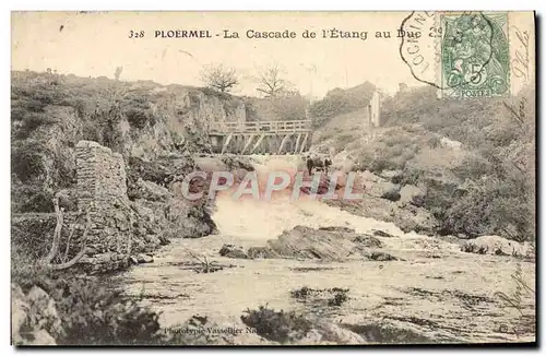 Cartes postales Ploermel La Cascade De I'Etang Au Duc