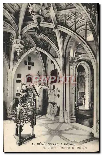 Cartes postales La Benedictine A Fecamp Musee Interieur de l&#39oratoire