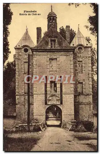 Cartes postales Flamboin Entree Du Chateau