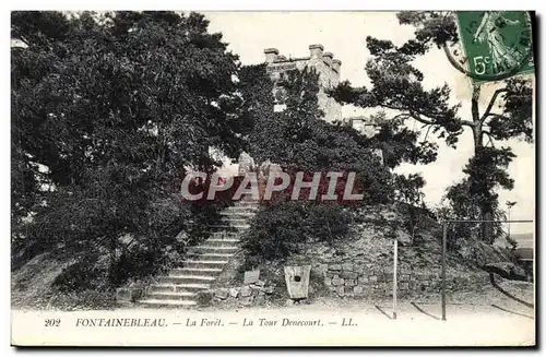 Ansichtskarte AK Fontainebleau La Foret La Tour Denecourt