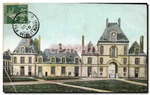 Cartes postales Fontainebleau le palais la cour d&#39application