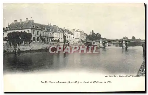 Cartes postales Ferte Sous Jouarre Pont Et Chateau De I&#39Ile