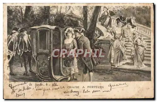 Cartes postales La Chaise A Porteurs