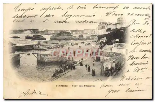 Cartes postales Biarritz Port Des Pecheurs