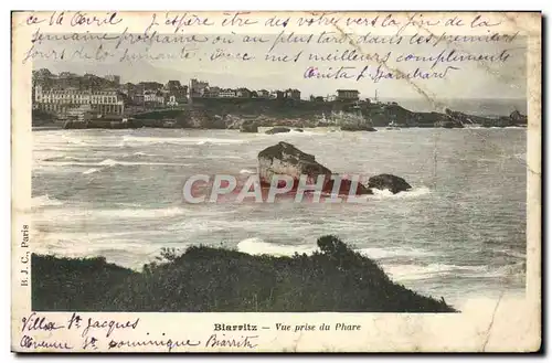 Cartes postales Biarritz Vue Prise Du Phare