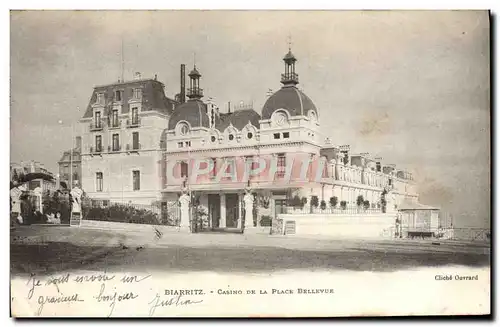 Ansichtskarte AK Biarritz Casino De La Place Bellevue