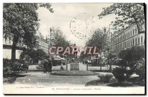 Cartes postales Toulouse Jardin Lafayette Moise