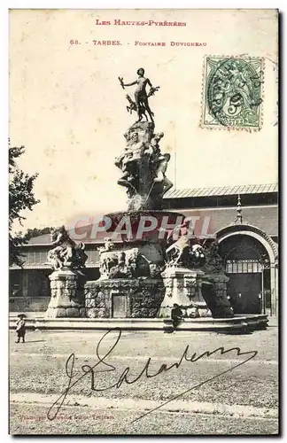 Cartes postales Tarbes Fontaine Duvigneau