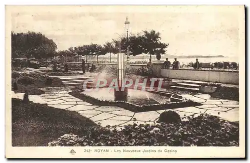 Cartes postales Royan Les Nouveaux Jardins Du Casino