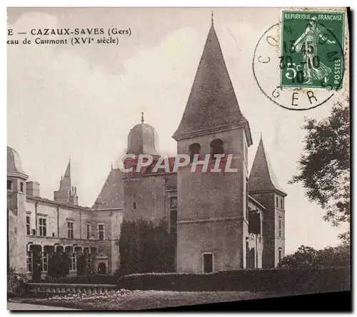 Ansichtskarte AK Cazaux Saves Le chateau De Caumont