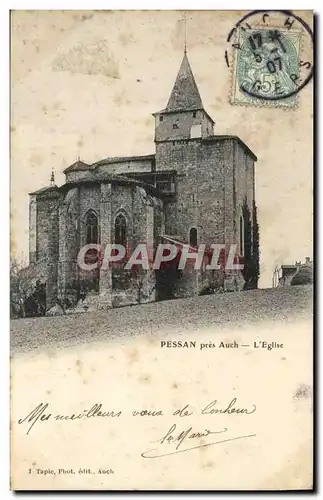 Cartes postales Pessan Pres Auch L&#39Eglise